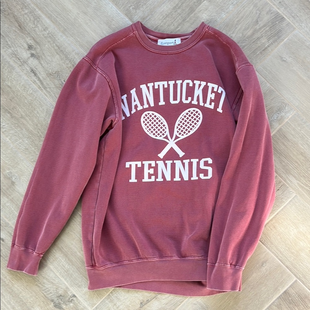 Nantucket Tennis Men's Red Crewneck Sweatshirt